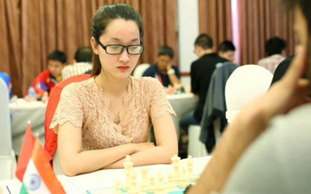 Kỳ thủ Võ Thị Kim Phụng đoạt chức vô địch giải cờ vua châu Á.